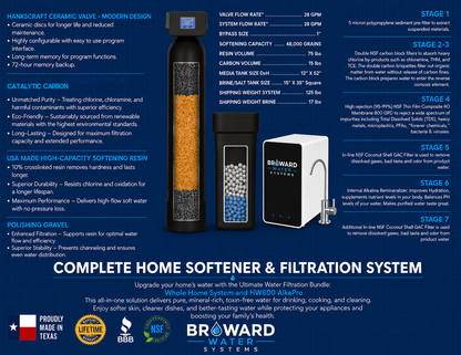 Whole Home Water Filtration & Softener — Standard Single Tank