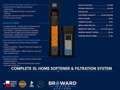 Whole Home Water Filtration & Softener — XL Single Tank